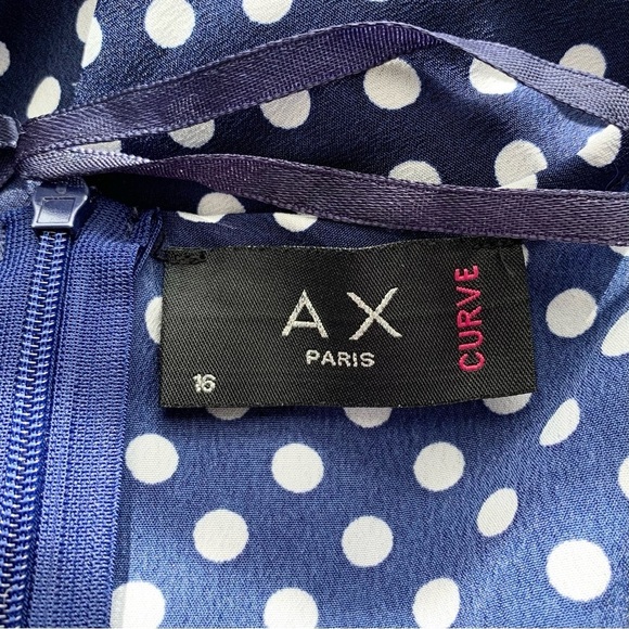 AX Paris Curve Polka Dot Romper - Picture 8 of 9